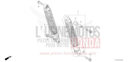 REAR CUSHION SH350AS de 2025